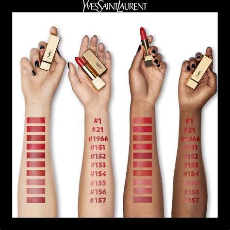 ysl rouge pur couture 50 swatch|ysl rouge pur couture shades.